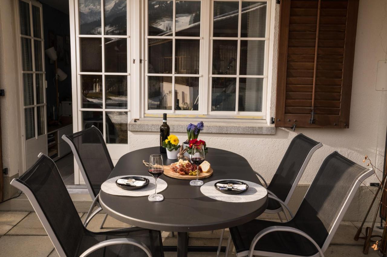 Chalet Spitzhorn - Your Peak Getaway - Private Terrasse & Gratis Parkplatz Гштайг Экстерьер фото